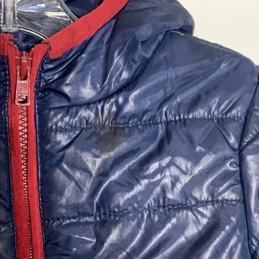 Gymboree Midnight Navy Hooded Puffer Jacket Kids Small